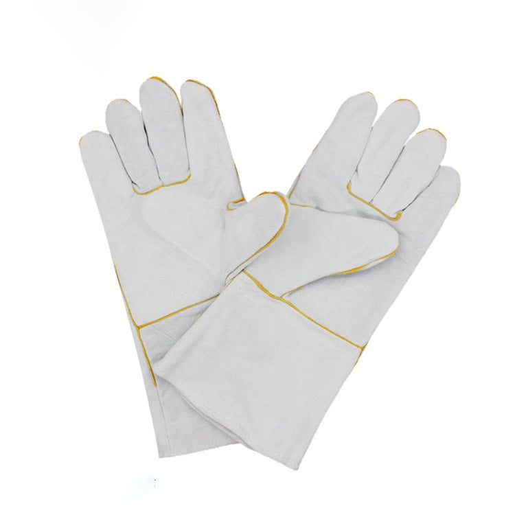 72 # Guanti isolanti in pelle a due strati resistenti all'usura Guanti per saldatore per saldatura ad alta temperatura Protezione da lavoro in pelle, Dimensioni: 34 * 16 cm, 72# 72 # Guanti isolanti in pelle a due strati resistenti all'usura Guanti per saldatore per saldatura ad alta temperatura Protezione da lavoro in pelle, Dimensioni: 34 * 16 cm, 72#